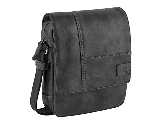 251-602-60 Τσαντα Ωμου Camel Active Laos Μαυρη