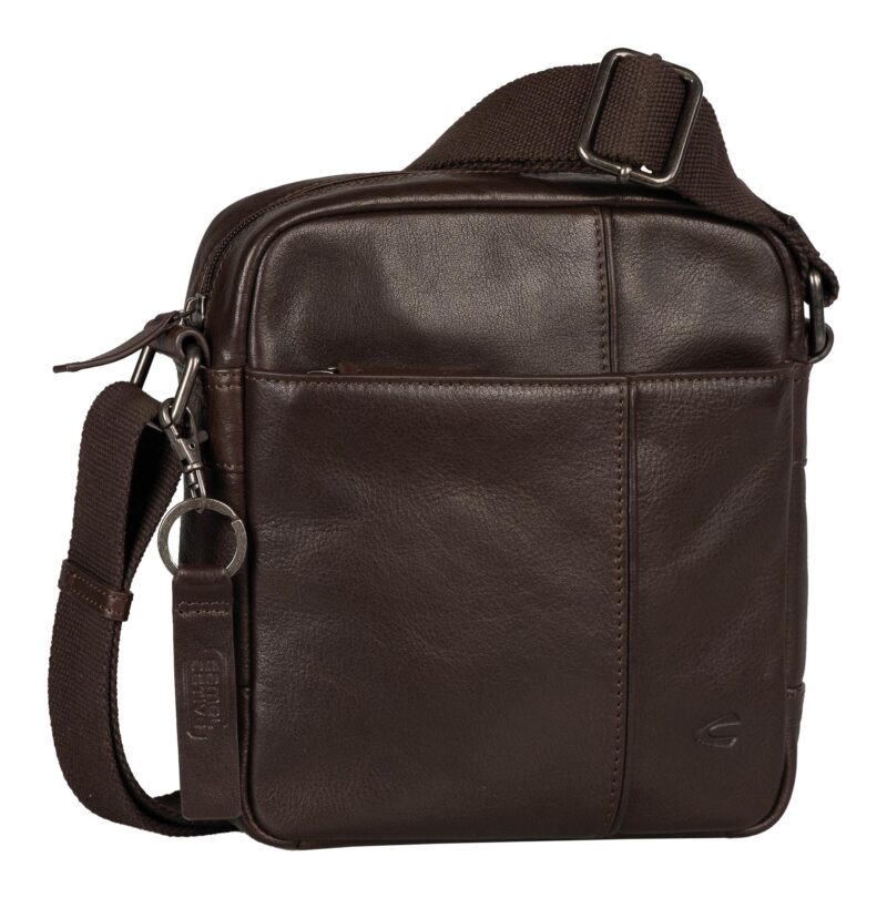 410-601-29 (011857), Τσάντα Ώμου -S- Δερμάτινη Camel Active Pine, Καφέ