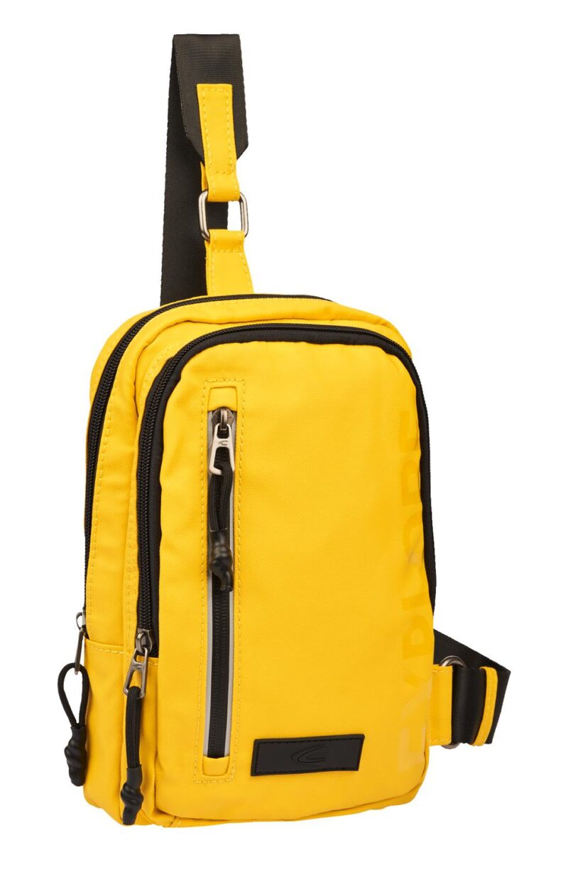 401-604-93 (011774) Τσαντα Ωμου Sling Camel Active Explore Κιτρινο