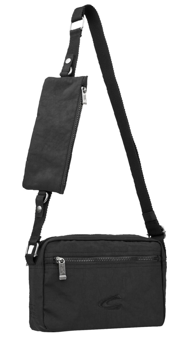 B00-616-60, Τσαντα Χιαστι Camel Active Journey Camera Bag, Μαυρη