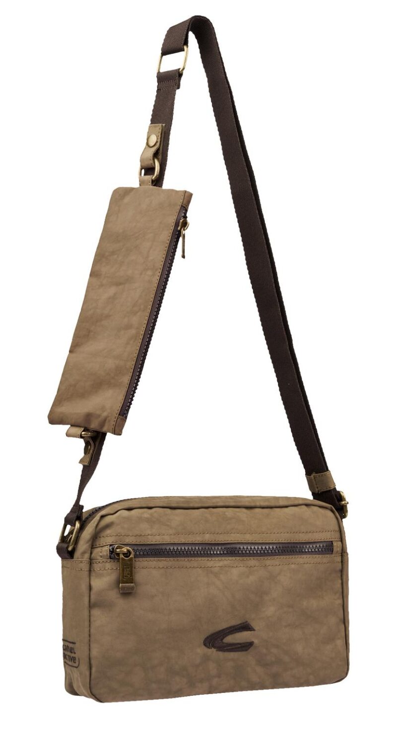 B00-616-25, Τσαντα Χιαστι Camel Active Journey Camera Bag, Μπεζ
