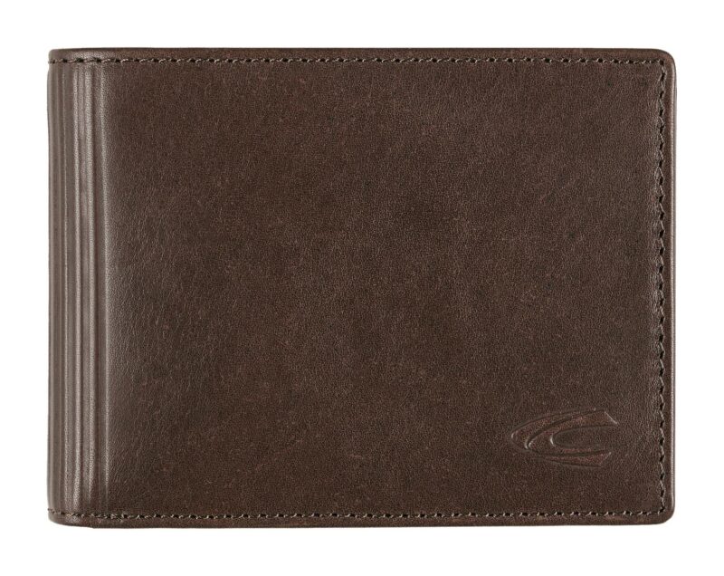 405-703-29 (011789) Πορτοφολι Πλαγιο Μικρο Camel Active Cliff Καφε Σκουρο