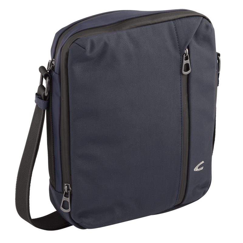 332-601-55 ,Τσάντα Ώμου Μπλε Navy Brooklyn Cross M Camel Active